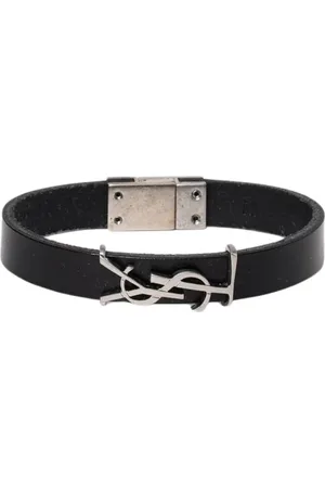 Saint Laurent Accessoarer, Dam, M, Läder, Läderarmband Magnetlås Elegant