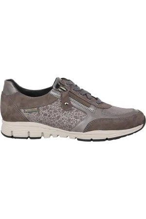Mephisto Skor, Dam, 41 EU, Läder, Taupe Dam Sneaker - Stilren och Mångsidig