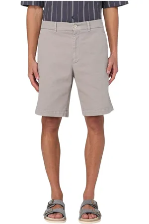 Brunello Cucinelli Shorts, Herr, L, Modern Avslappnad Sand Finish Shorts