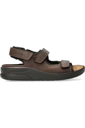 Mephisto Skor, Herr, 46 EU, Läder, Brun Lädersandal för Sommaren