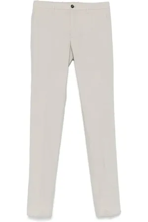 Incotex Byxor, Herr, M, Slim Fit Ljusgrå Byxor