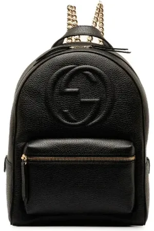 Gucci Pre-owned, Dam, ONE Size, Pre-owned Laeder ryggsckar