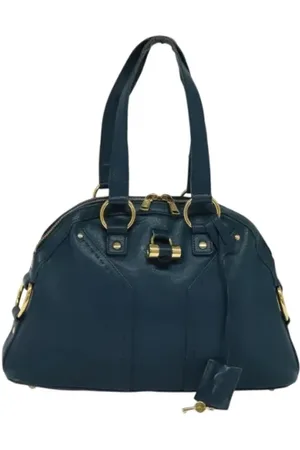 Saint Laurent Pre-owned, Dam, ONE Size, Pre-owned Laeder handvskor