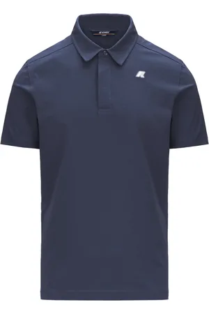 K-Way Topp, Herr, XL, Bomull, Lätt Stretch Jersey Polo Tröja