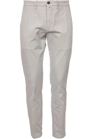 Siviglia Byxor, Herr, W33, Bomull, Slim Fit Bomull Gabardinbyxor