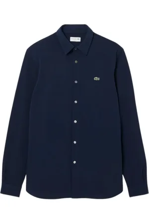 Lacoste Skjorta, Herr, 2Xl, Bomull, Grundläggande Piqué Bomullsskjorta