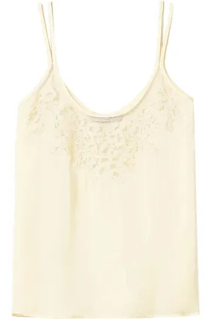 Twin-Set Topp, Dam, M, Broderad Spetstopp