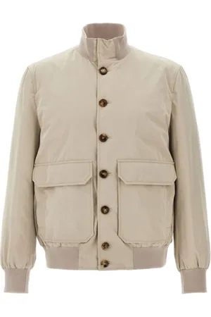 Brunello Cucinelli Jacka, Herr, 2Xl, Polyester, Vattenavvisande Bomberjacka