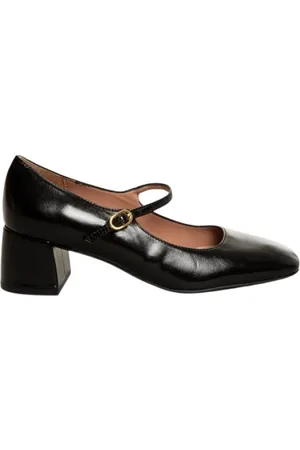 BIANCA DI Skor, Dam, 36 EU, Läder, Stängd sandal i svart naplakläder