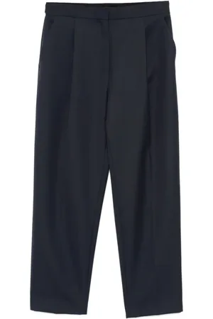 THEORY Byxor, Dam, XS, Polyester, Ullblandade höga midjade avsmalnande byxor