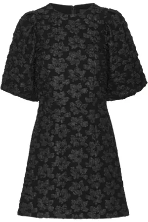 ROTATE Klänning, Dam, S, Polyester, Blommig Spets Miniklänning Rund Hals