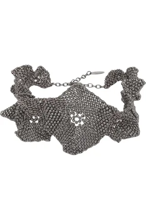 Brunello Cucinelli Accessoarer, Dam, ONE Size, Elegant Silver Juvel Halsband