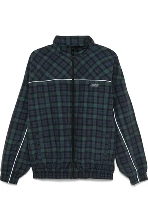 MARTINE ROSE Jacka, Herr, L, Läder, Svart dragkedja-fram unisex ytterkläder
