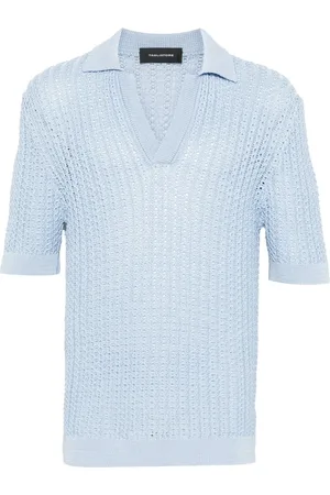 TAGLIATORE Topp, Herr, L, Bomull, T-shirts och Polos Klarblå