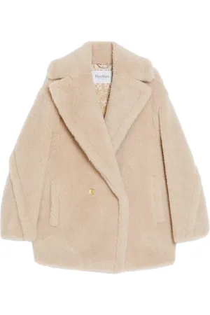 Max Mara Jacka, Dam, S, Ikonisk Teddy Coat Alpacka Ull