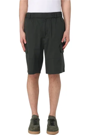 Armani Exchange Shorts, Herr, W29, Bomull, Stiliga Cargo Shorts Med Många Fickor