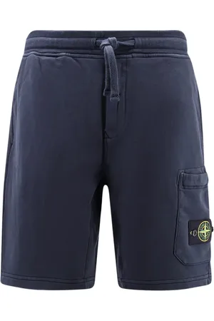 Stone Island Shorts, Herr, M, Bomull, Bomull Bermuda Shorts med Dragsko