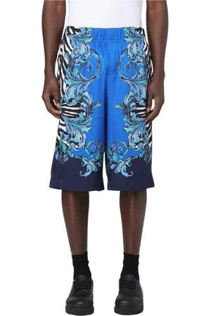 VERSACE Shorts, Herr, XL, Barocktryck Stiliga Sommarshorts