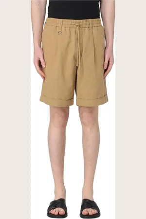 Paolo Pecora Shorts, Herr, XL, Linne, Casual Shorts