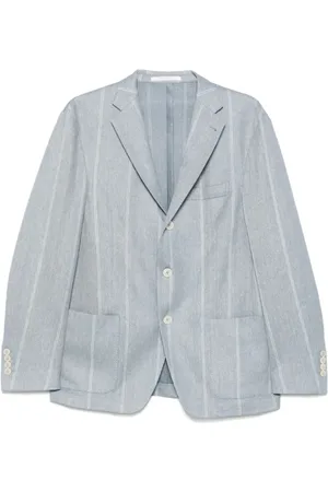 ELEVENTY Jacka, Herr, 2Xl, Denim, Denim Enkelknäppt Jacka