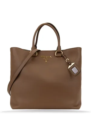 Prada Väska, Dam, ONE Size, Läder, Läder Axelväska Magnetknapp