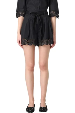 Twin-Set Shorts, Dam, 2Xs, Svart Kvinnoset