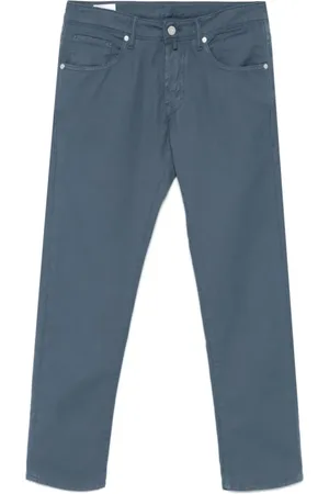 Incotex Byxor, Herr, W34, Logo Patch Slim Fit Jeans