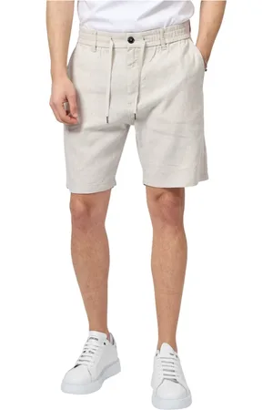 HUGO BOSS Shorts, Herr, W34, Bomull, Bomull Bermuda shorts med dragsko i midjan