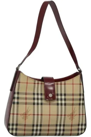 Burberry Pre-owned, Dam, ONE Size, Pre-owned Laeder axelremsvskor