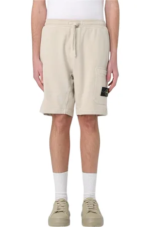 Stone Island Shorts, Herr, XL, Grå Casual Shorts för Män