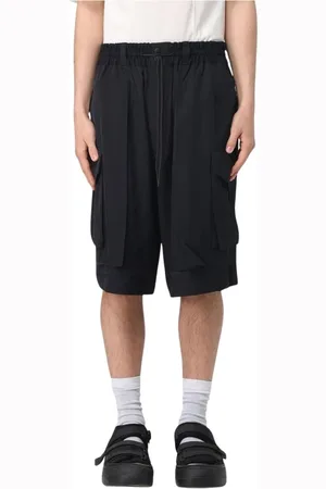 Y-3 Shorts, Herr, M, Polyester, Avslappnade Cargo Shorts med Dragsko