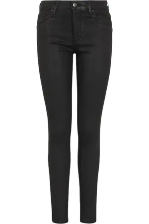 Armani Exchange Jeans, Dam, W26, Bomull, Svarta Skinny Fit Jeans