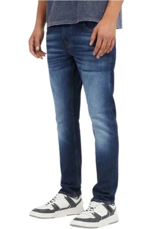 Guess Jeans, Herr, W38, Denim, Klassiska Denim Jeans för Män