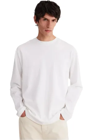 Rohe Sweatshirts & Hoodies, Herr, L, Bomull, Oversized Långärmad Vit Skjorta