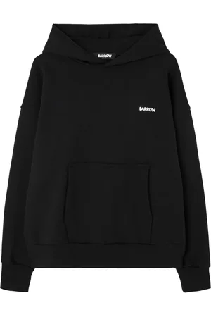 BARROW Sweatshirts & Hoodies, Herr, XL, Svart tröja med tryck på ryggen