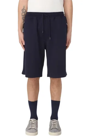 Brunello Cucinelli Shorts, Herr, 3Xl, Bomull, Grå avslappnade sweatshorts