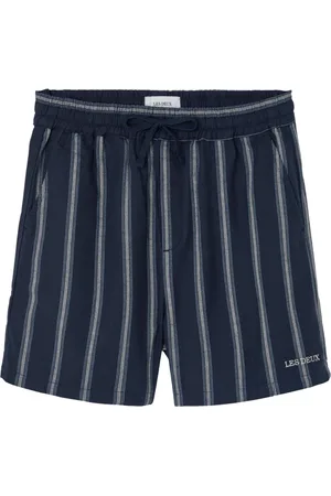 Les Deux Shorts, Herr, L, Bomull, Marinrandiga Bermuda Shorts