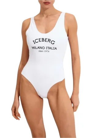 Iceberg Badkläder, Dam, XS, Polyester, Milano Baddräkt Vit