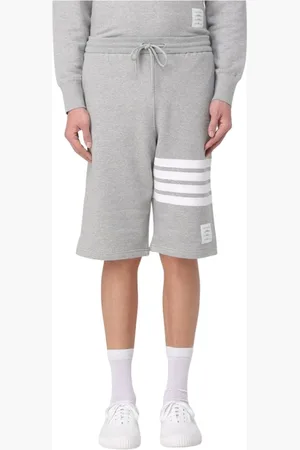 Thom Browne Shorts, Herr, 2Xl, Bomull, Marinblå Casual Sweat Shorts