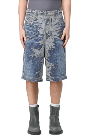 Diesel Shorts, Herr, W30, Denim, Acid Wash Denim Shorts
