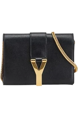 Saint Laurent Pre-owned, Dam, ONE Size, Pre-owned Laeder axelremsvskor