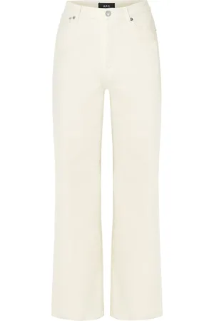 A.P.C. Jeans, Dam, W29, Vit Ripped Jeans