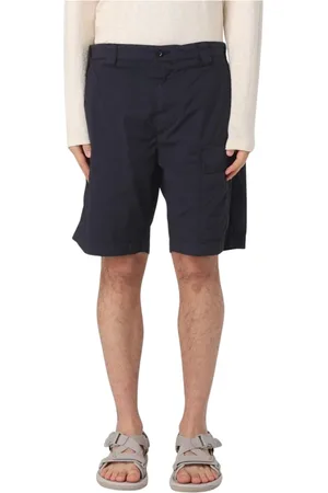 C.P. Company Shorts, Herr, S, Nylon, Blå Cargo Shorts med Fickor
