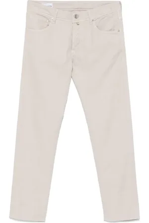 Incotex Byxor, Herr, W34, Logo Patch Slim Fit Byxor