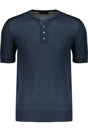 MOORER Stickade tröjor & koftor, Herr, 5Xl, Räfflad Virgin Wool T-shirt