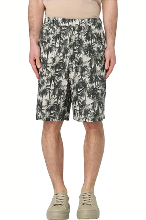 Armani Exchange Shorts, Herr, W30, Grön Palm Tree Print Shorts