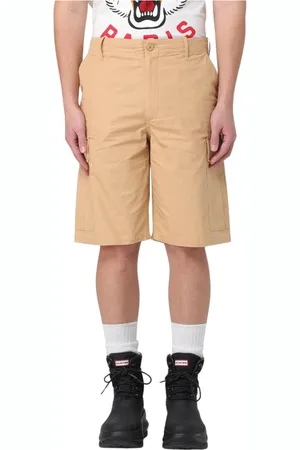 Kenzo Shorts, Herr, L, Bomull, Bruna Cargo Shorts Med Flera Fickor