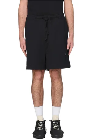 Y-3 Shorts, Herr, S, Svarta avslappnade sweatshorts