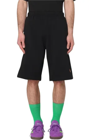 Kenzo Shorts, Herr, XL, Bomull, Svarta Sweatshorts Stiliga och mångsidiga