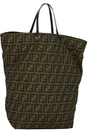 Fendi Pre-owned, Dam, ONE Size, Pre-owned handväska i canvas